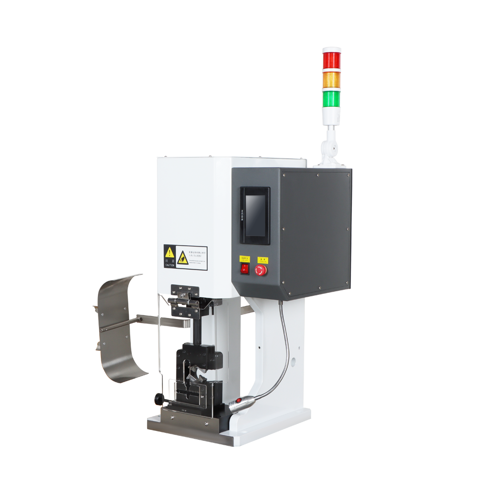 HS-ZSK4T डेस्कटॉप cnc सर्वो टर्मिनल कुरमिंग मशीन