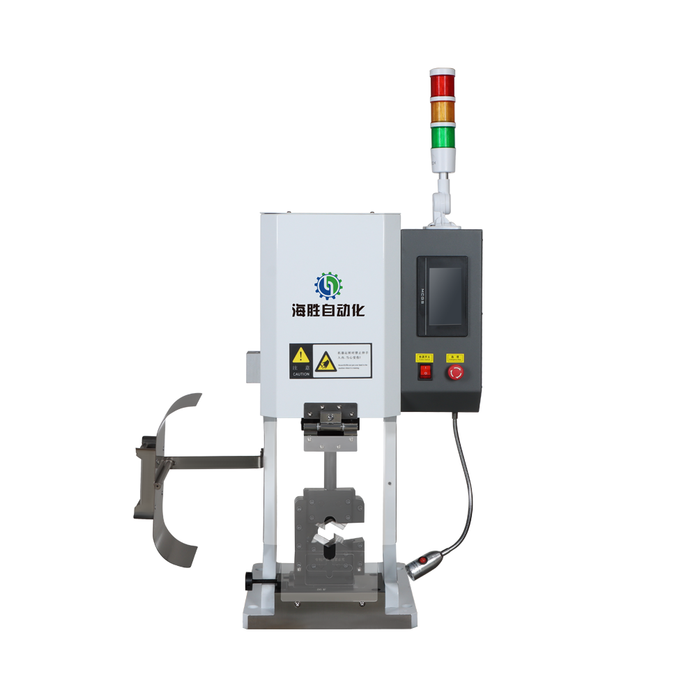 HS-ZSK4T डेस्कटॉप cnc सर्वो टर्मिनल कुरमिंग मशीन