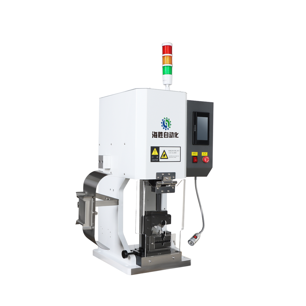 HS-ZSK4T डेस्कटॉप cnc सर्वो टर्मिनल कुरमिंग मशीन