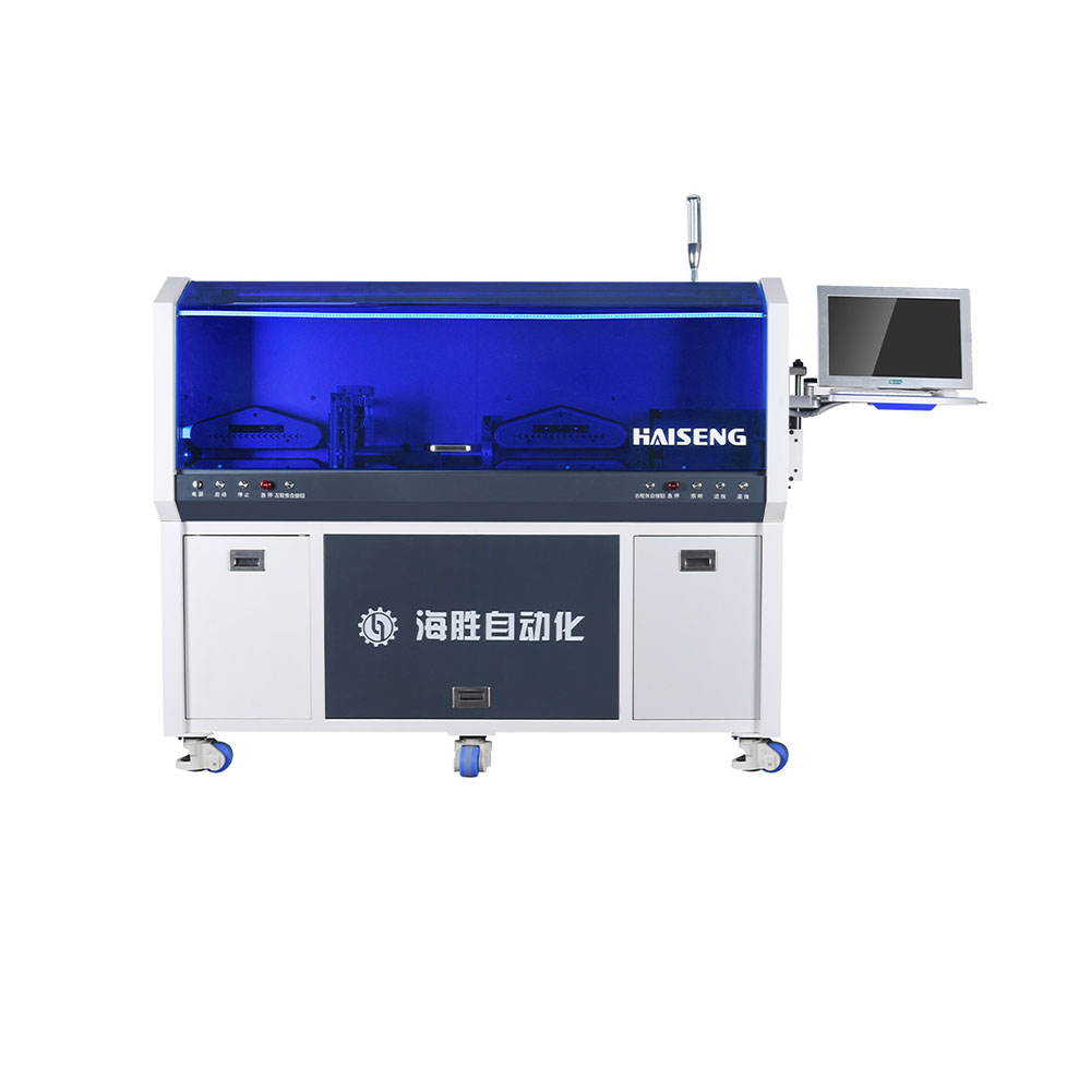 HS-880XZ-300 पूरी तरह से स्वचालित तार काटने और स्ट्रिपिंग मशीन (रोटरी ब्लेड)