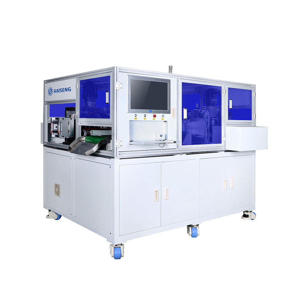 HS-880XZ-400 पूरी तरह से स्वचालित तार काटने और स्ट्रिपिंग मशीन (रोटरी ब्लेड)