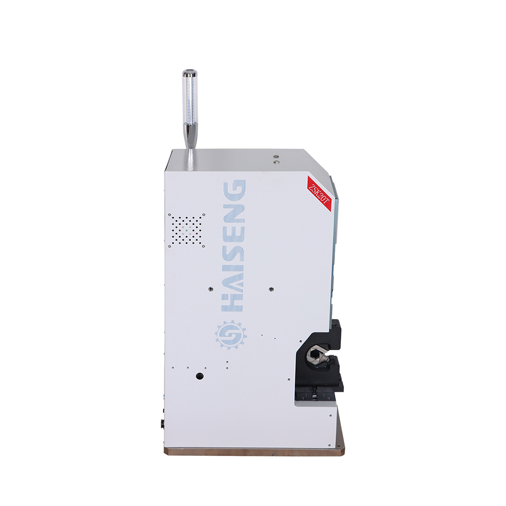 HS-ZSK20T डेस्कटॉप cnc सर्वो टर्मिनल कुरमिंग मशीन