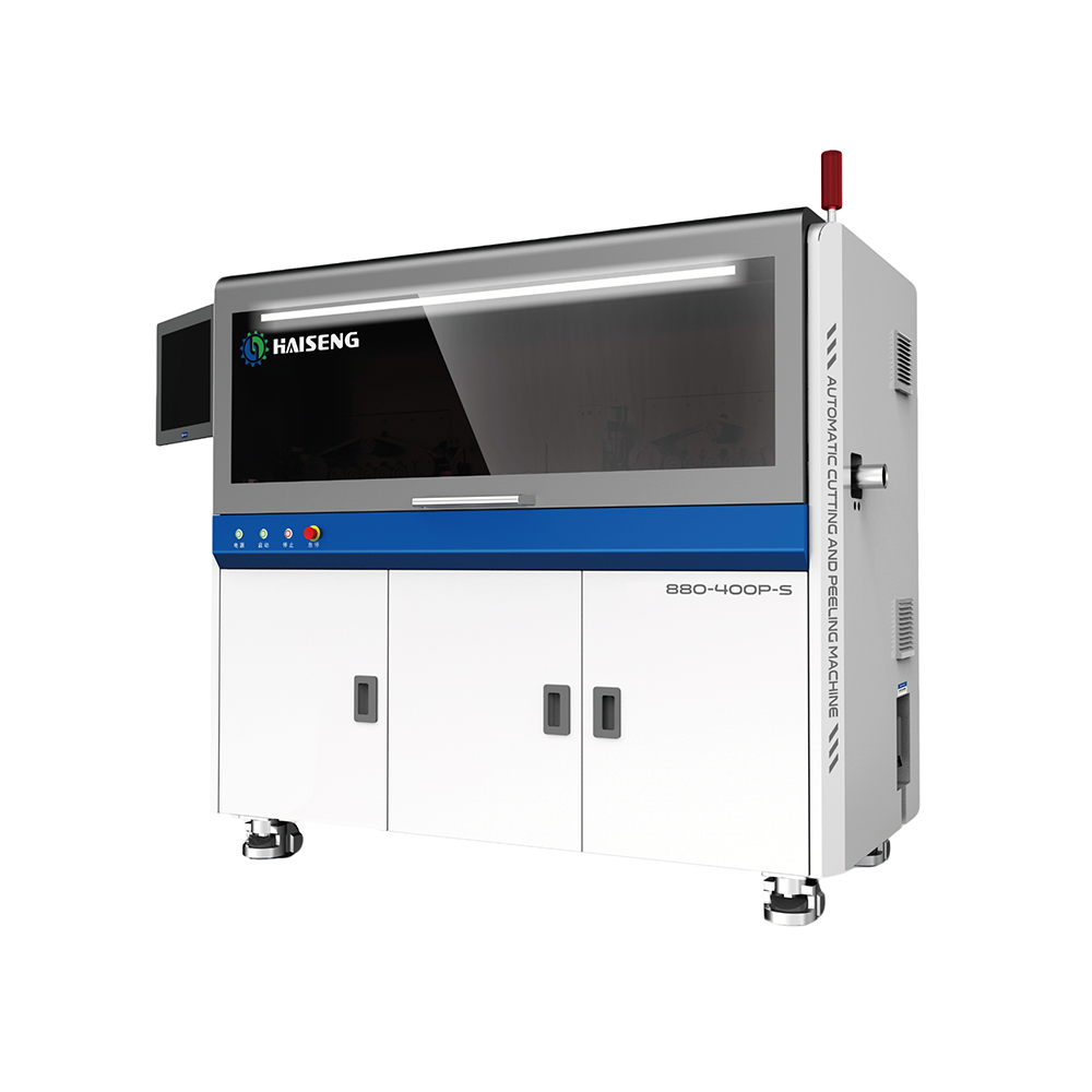 HsL-880 L-400p-s पूर्ण रूप से स्वचालित तार काटने और स्ट्रिपिंग मशीन