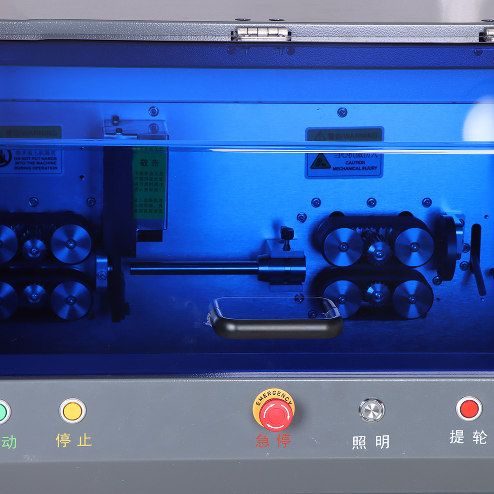 HS-880XZ-50 पूरी तरह से स्वचालित तार काटने और स्ट्रिपिंग मशीन (रोटरी ब्लेड)